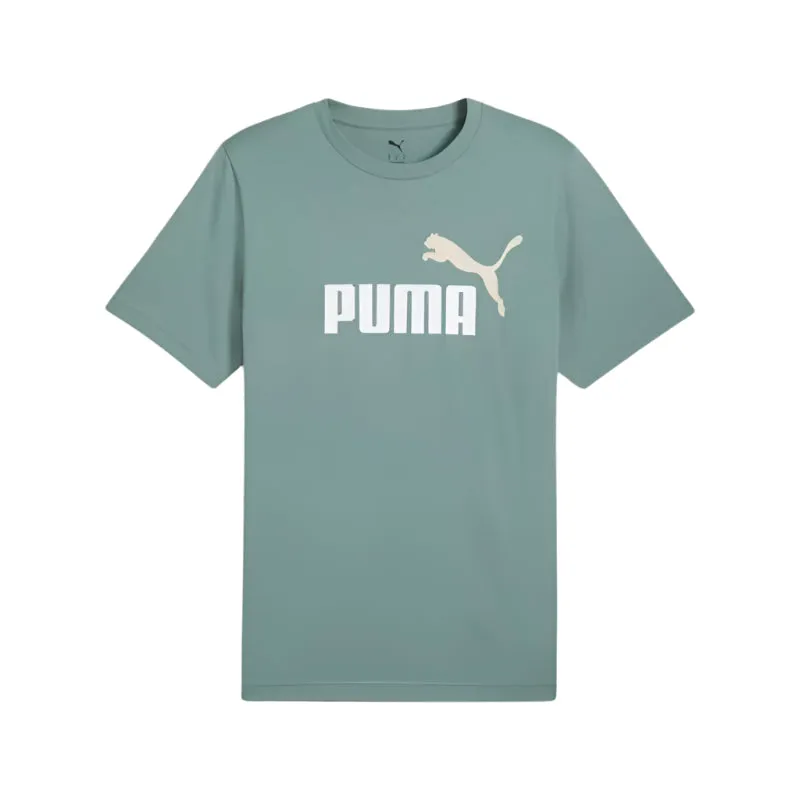 PUMA Mens Essentials 2 Colour No.1 Logo Tee Soft Layer Bold and Comfortable