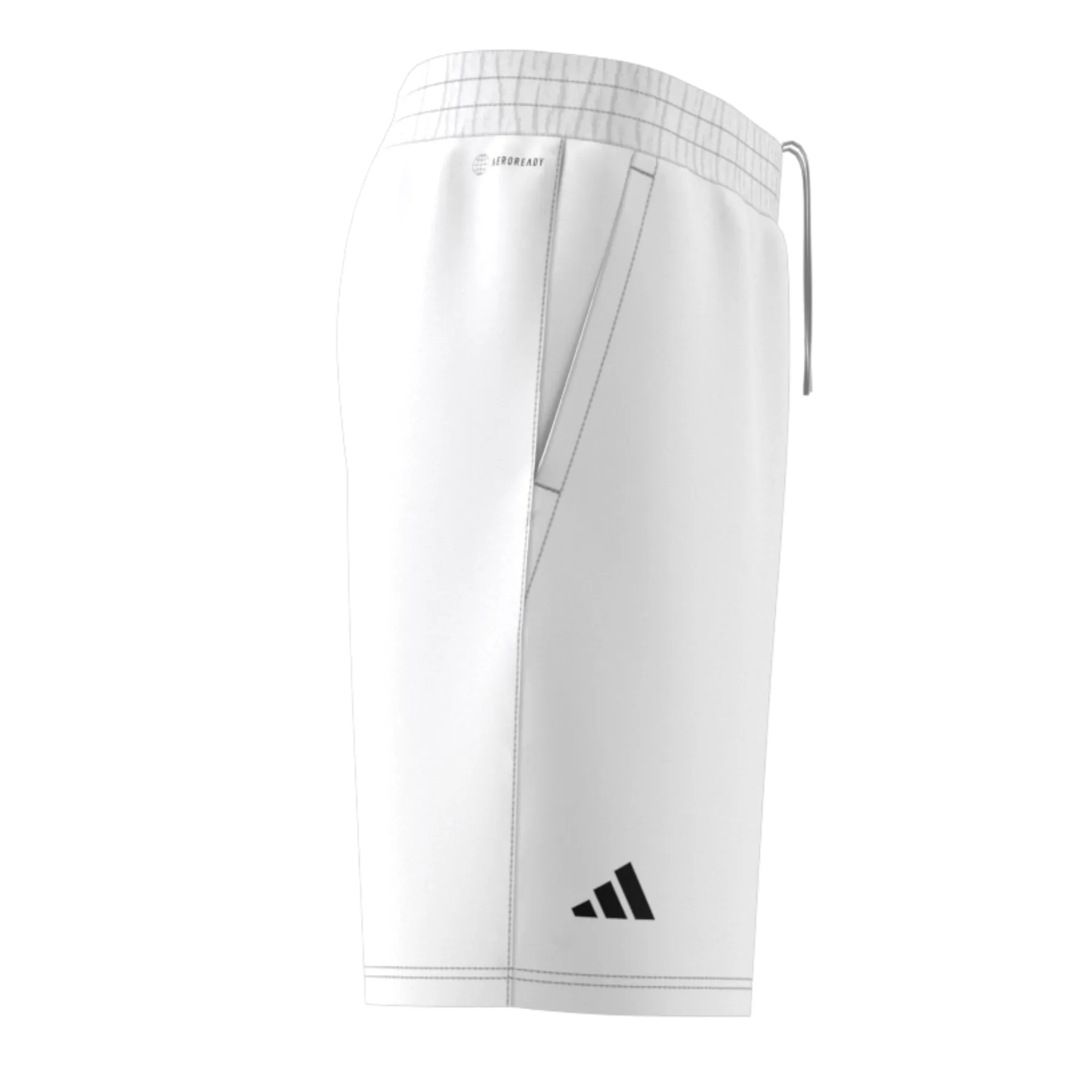 Adidas Performance Club 3STR Men Tennis Short - White anti static coating Compression Fit