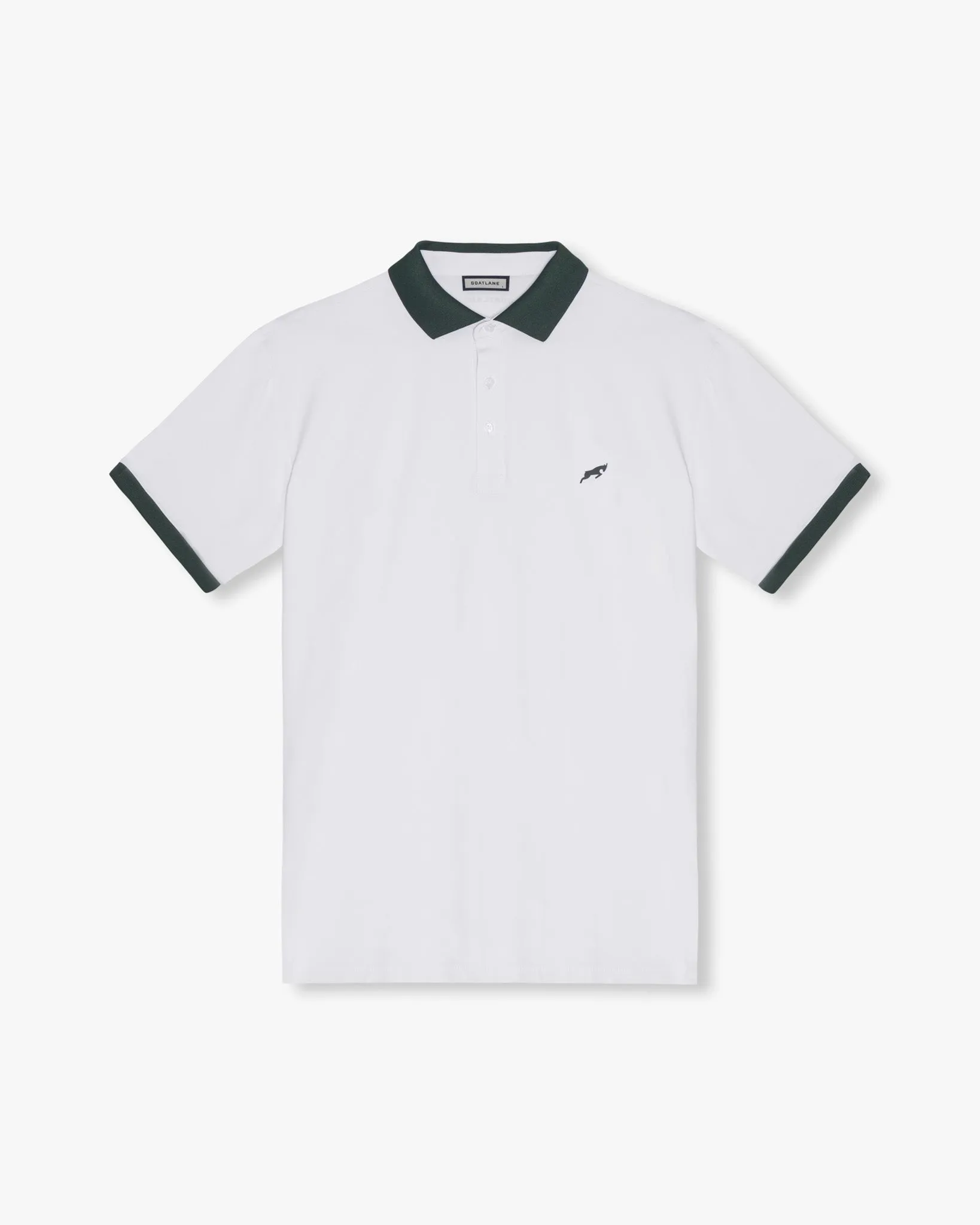 Golf Tech Polo Green Collar Breathable mesh