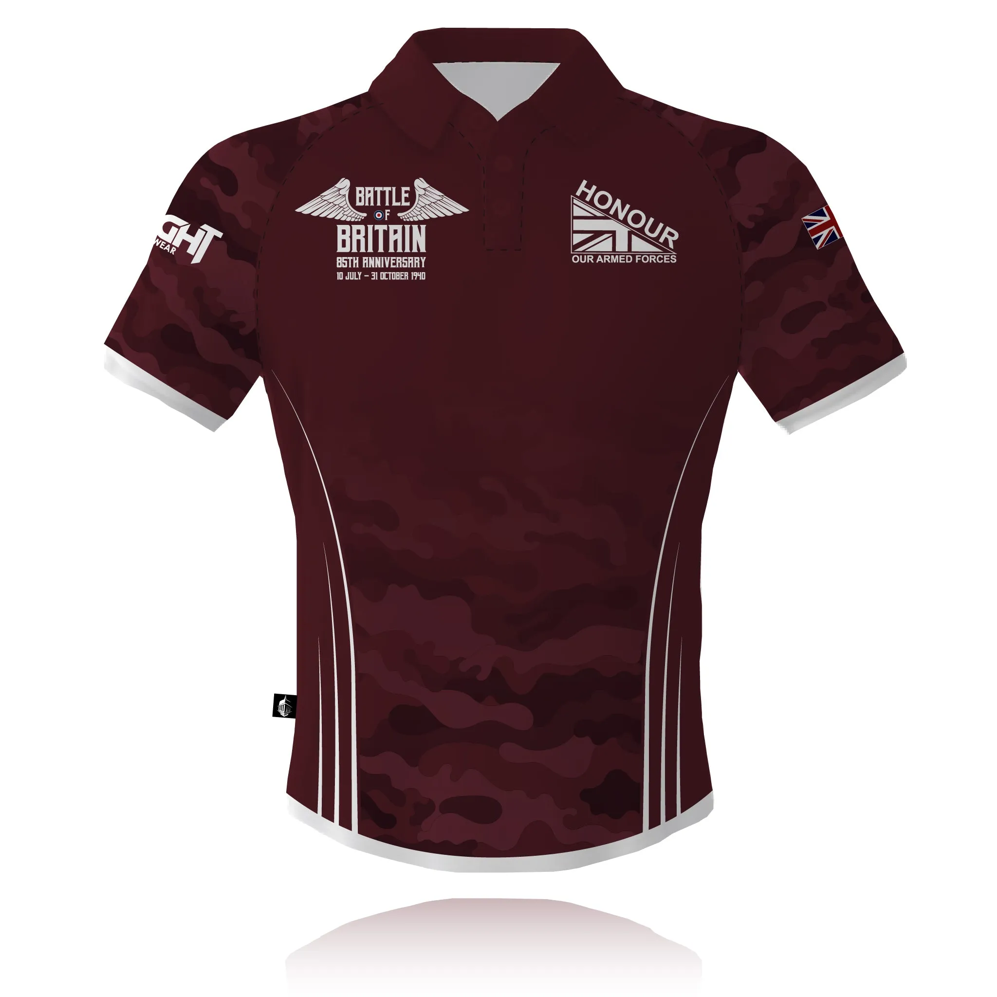 Golf Outfit Honour Our Armed Forces - Battle Of Britain 85 - Tech Polo