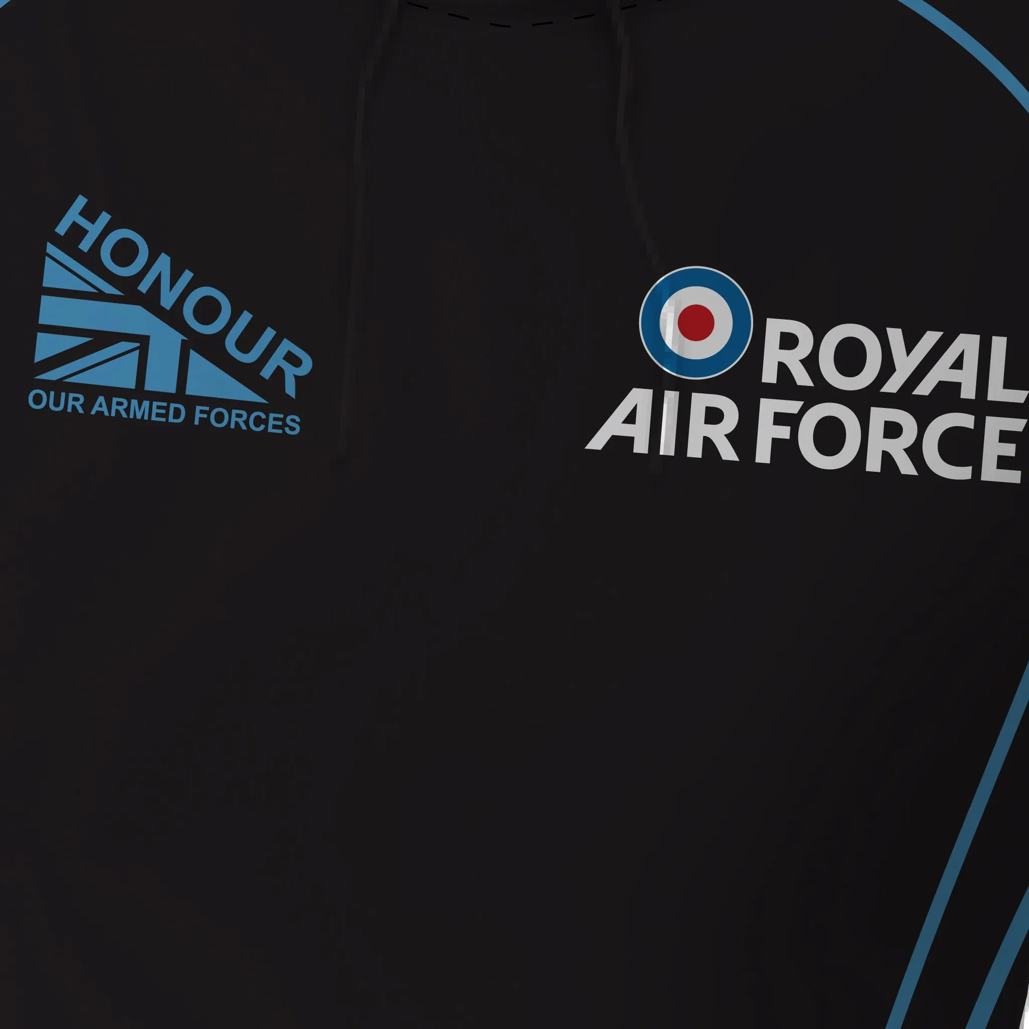 Honour Our Armed Forces (Royal Air Force) - Embroidered Hoodie Fashionable Hoodie