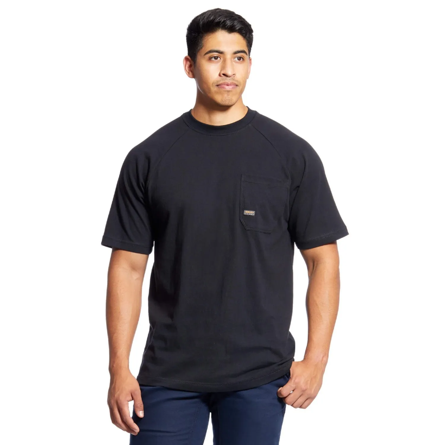Ariat Rebar Mens Cotton Strong T-Shirt Multi Panel Structure
