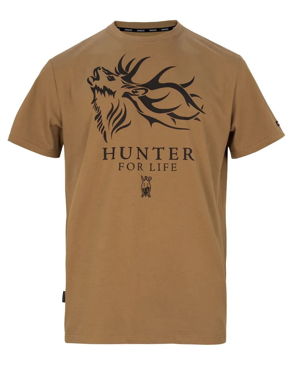 SkinFriendlyFibers Layering Options Swazi Mens Hunter For Life T-Shirt