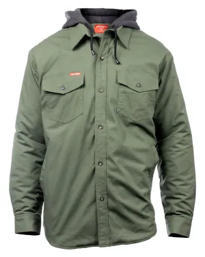 Hard Yakka Mens Quilted Solid Shacket adults Checkered