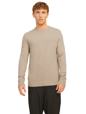 Mid range Men's Knitted Sweaters,Beige