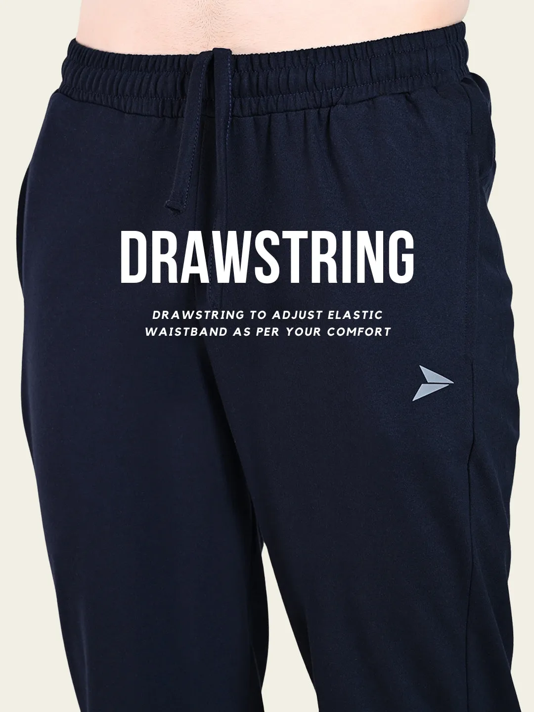 Go Anywhere Odor Control Tech Utility Jogger with Pockets - Navy Blue