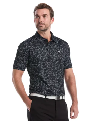 Breathable touch Everyday Fit Mens Confetti Chevron All Over Polo