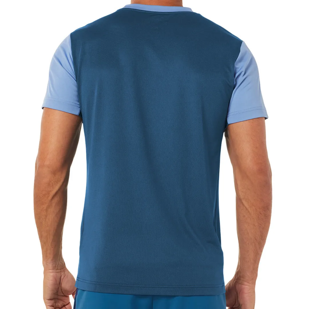 Stylish piece Lightweight Look Asics Court Graphic SS Top 2022 - Light Indigo