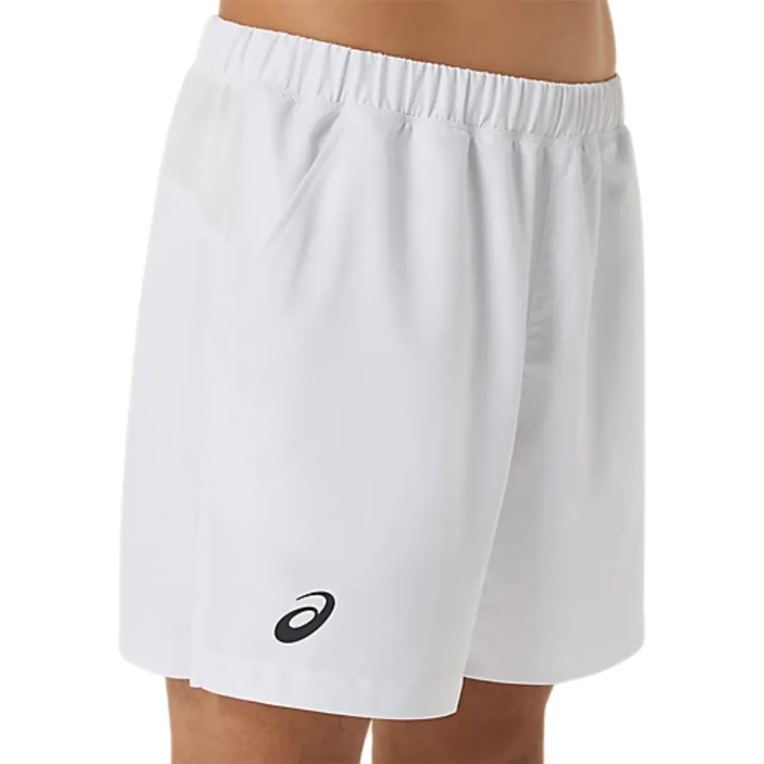 Asics Men Court 7in Short - Brilliant White stain resistant coating