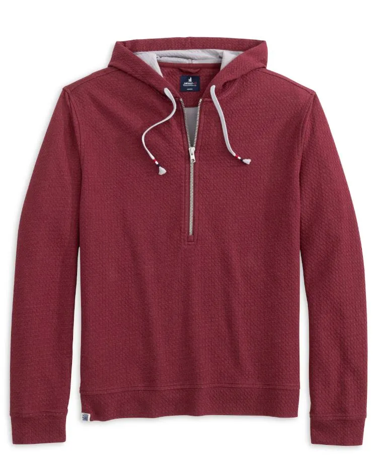 product geometric precision Johnnie-O Men's Zoeller Half Zip Hoodie