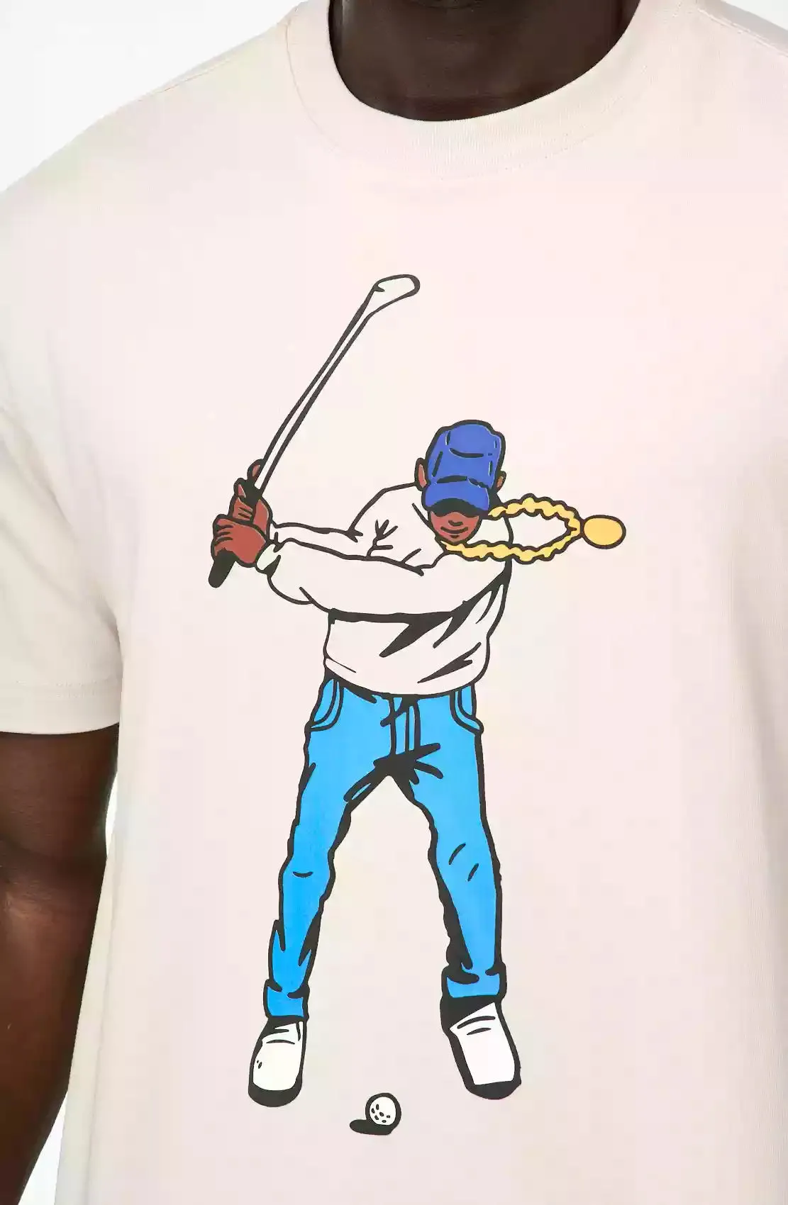 Double Sided Swingman Tee Daily Fashion Wrinkle Free Fabric