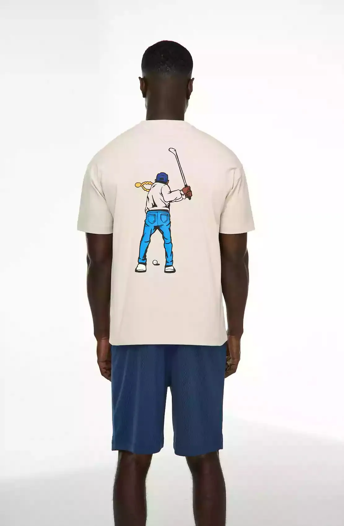 Recycled Polyester Thread Classic Comfort Style Double Sided Swingman Tee