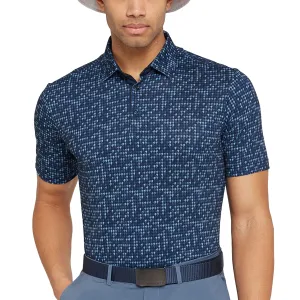 quick dry Galvin Green Marlo Breathable Golf Polo Shirt - Moonlight Blue/Navy