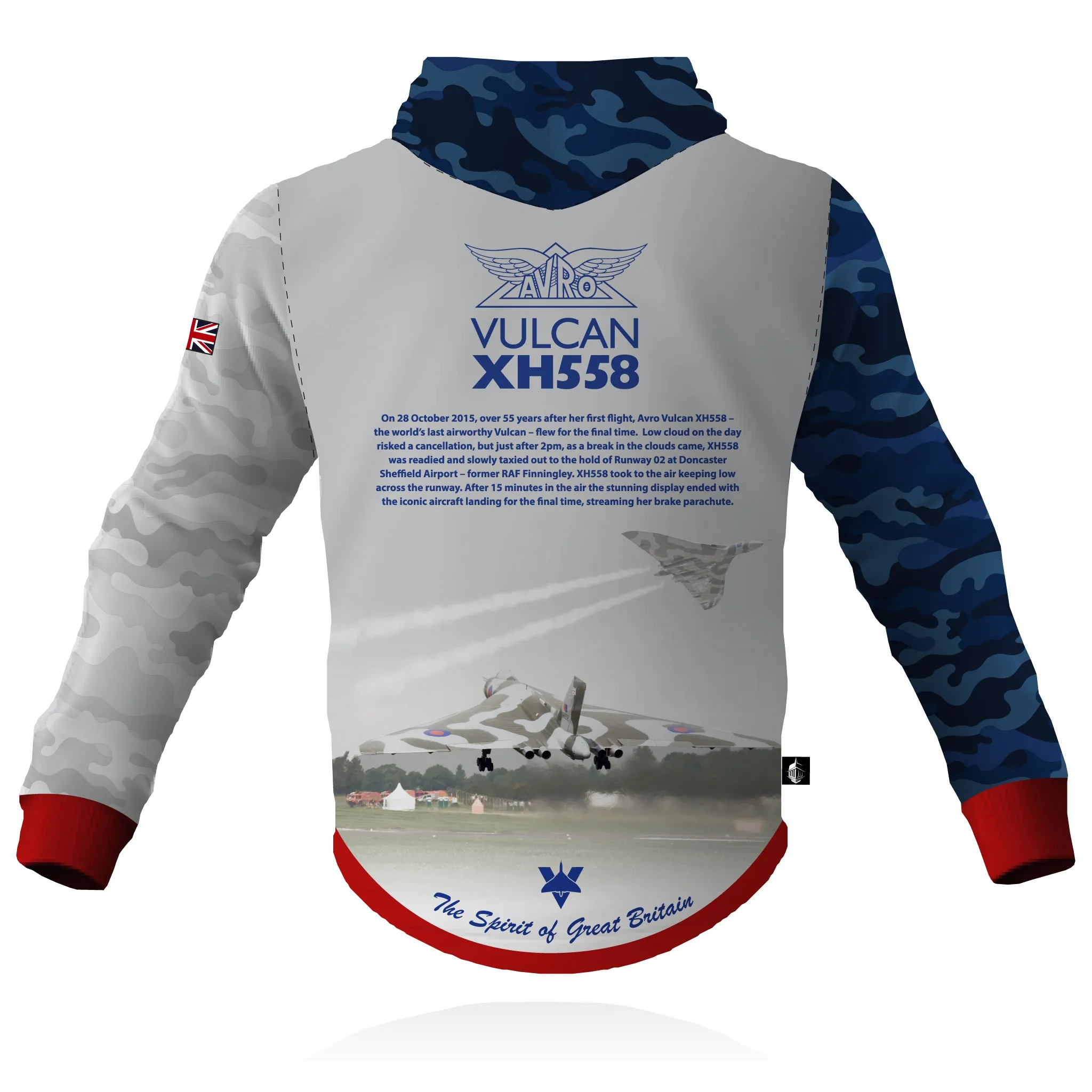 Vulcan to the Sky (Farewell Flight 10th Anniversary) -  Tech Hoodie Outdoor Active
