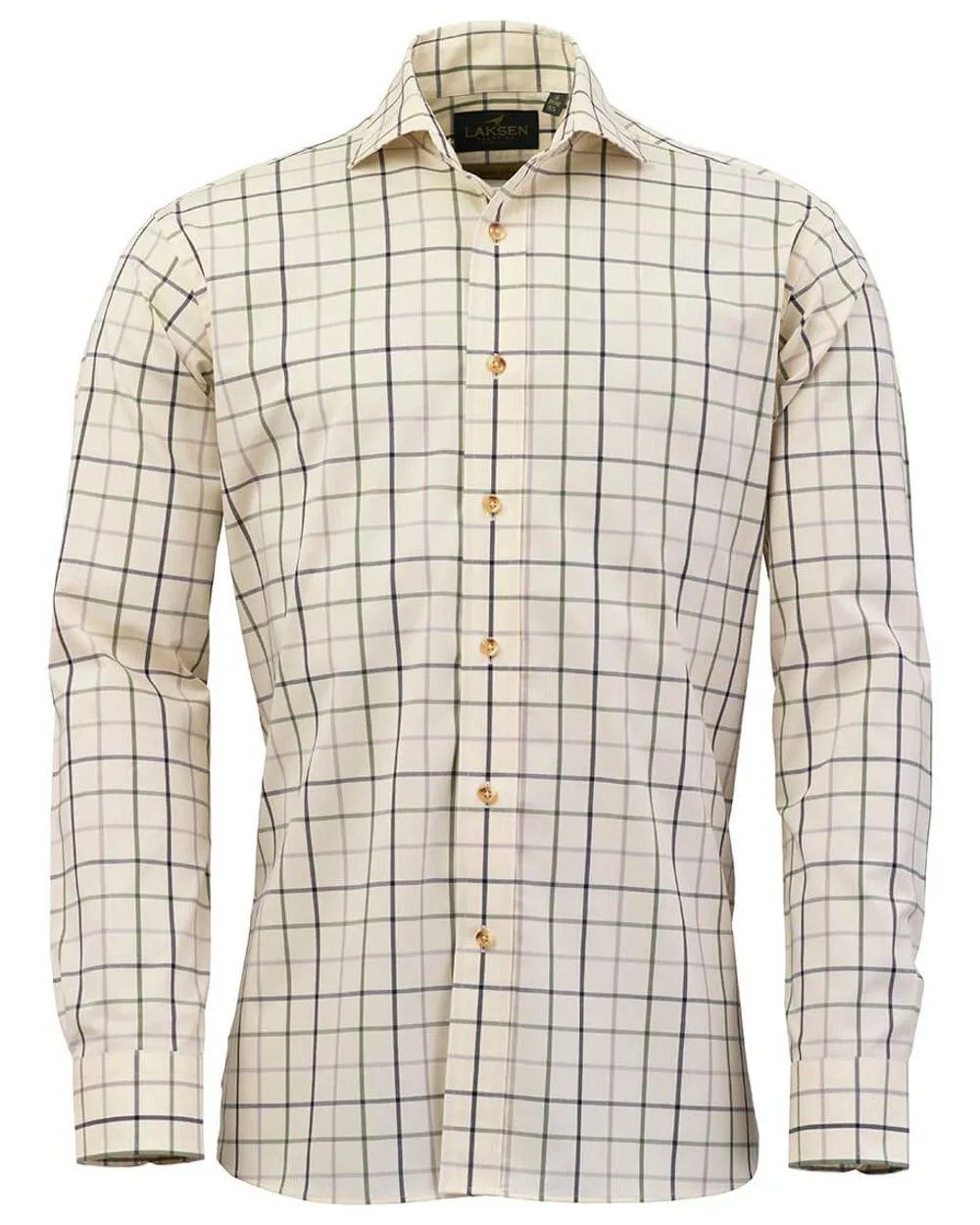 Reinforced Buttonholes Laksen Baxter Sporting Stretch Shirt