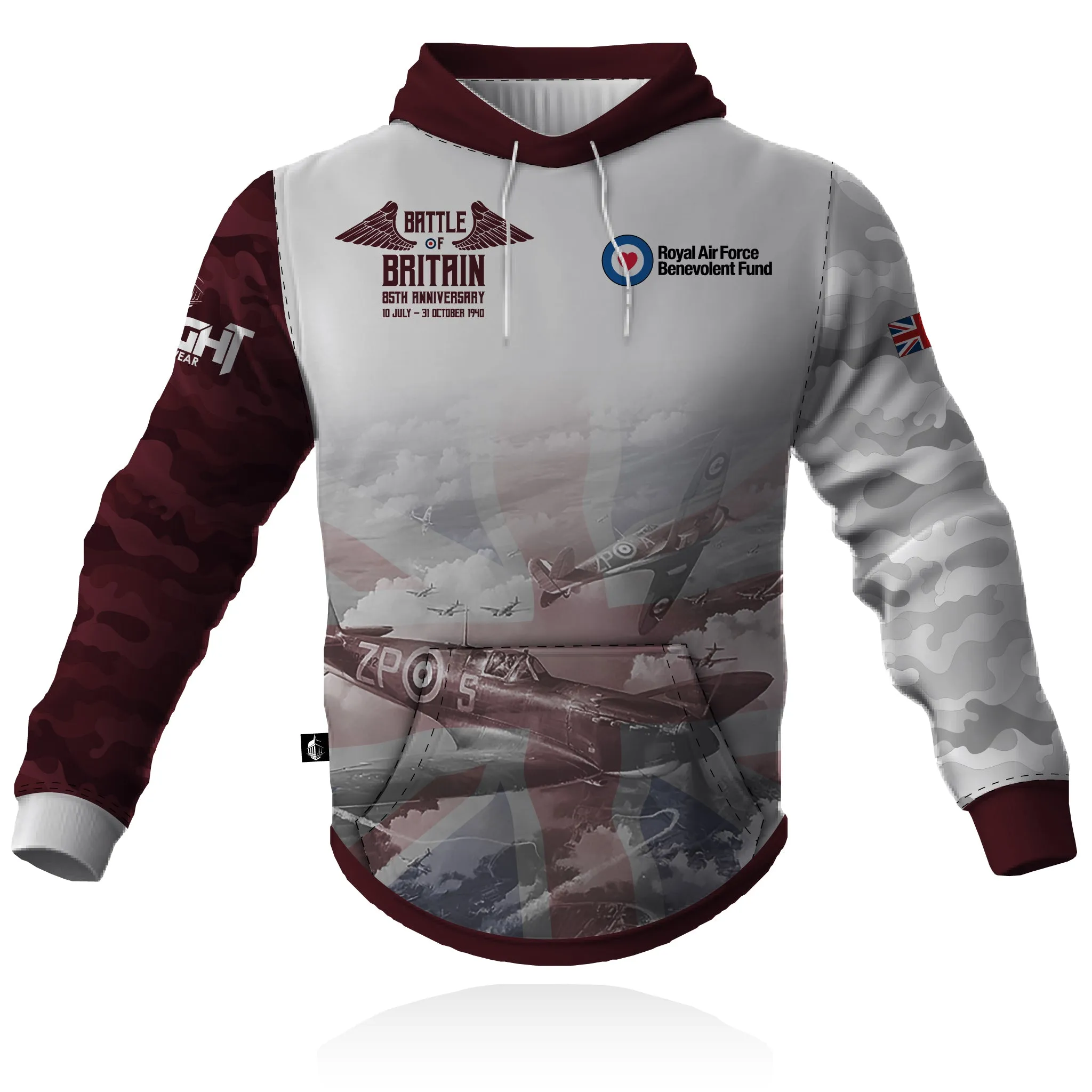Adventure Ready RAFBF Battle Of Britain 85th Anniversary - Tech Hoodie