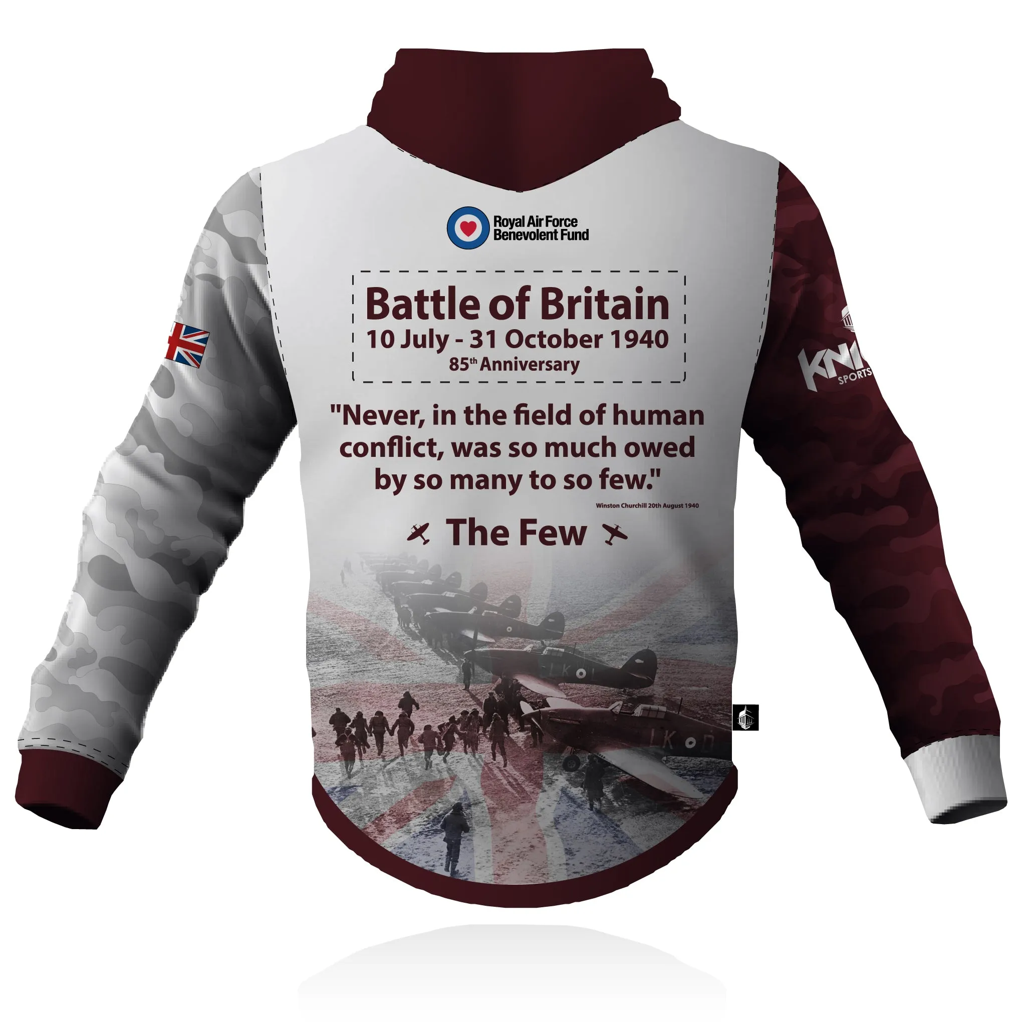 product casual elegance blend RAFBF Battle Of Britain 85th Anniversary - Tech Hoodie