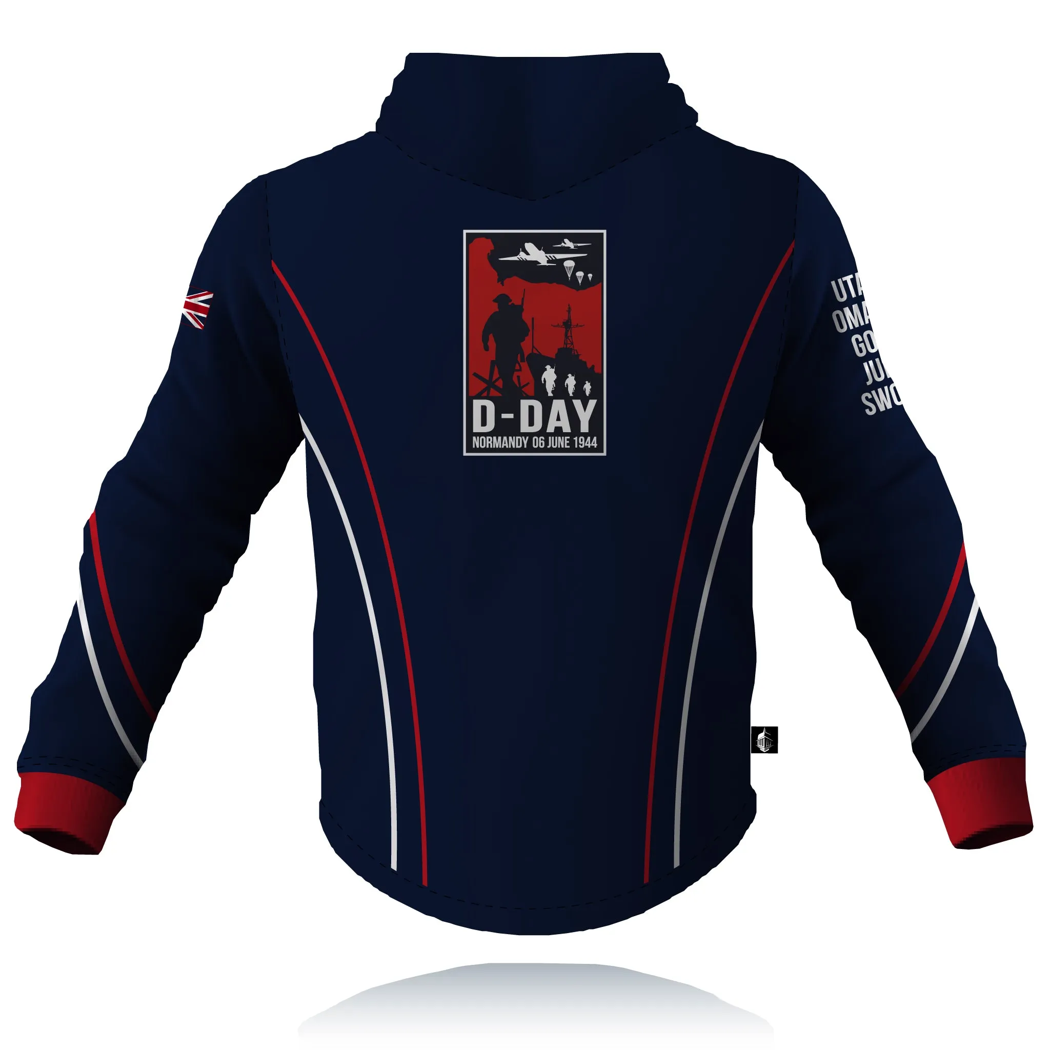 SSAFA, the Armed Forces charity D-Day - Full Zip Embroidered Hoodie (CLEARANCE) Urban Edge