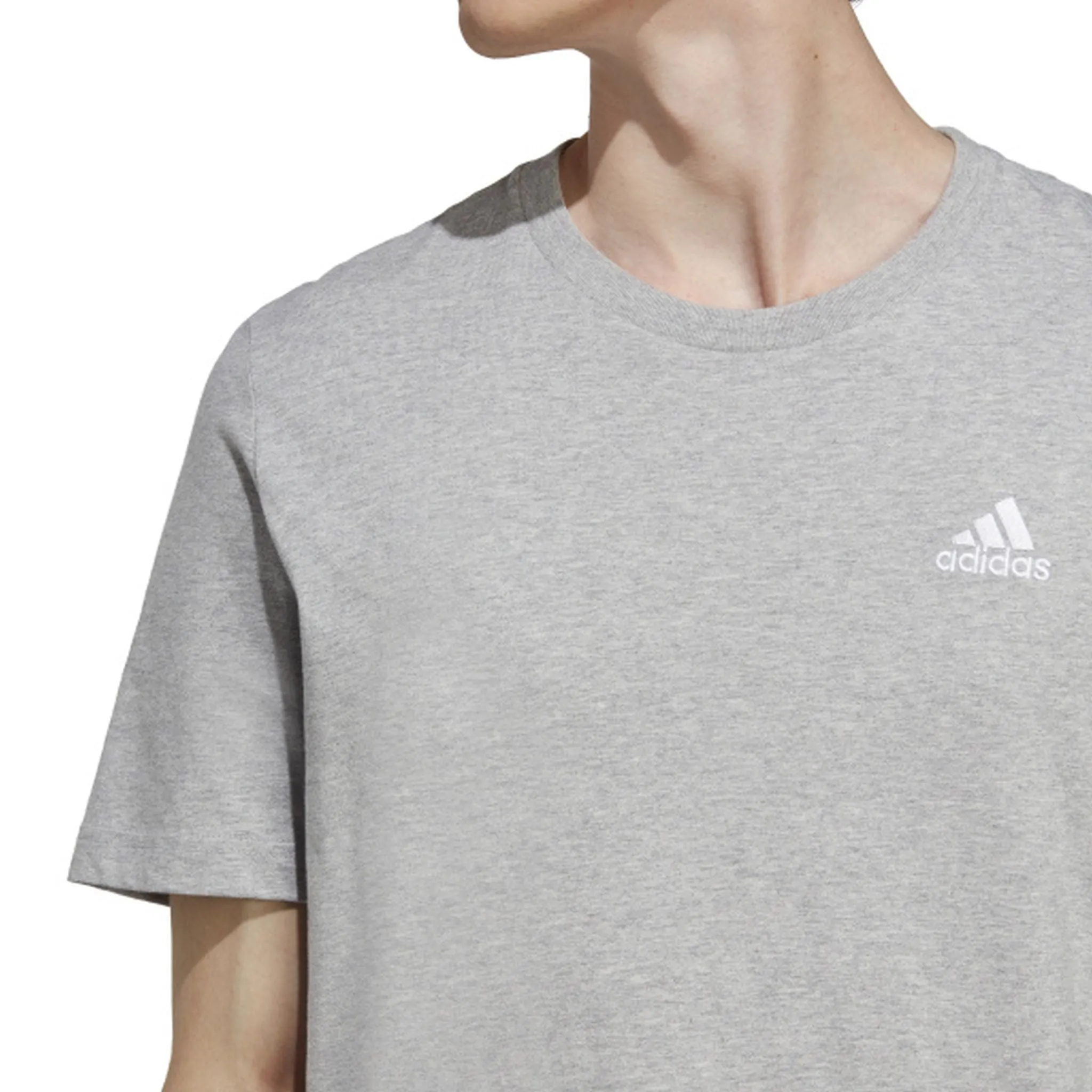 Urban Fit Adidas Mens Essentials Small Logo Tee