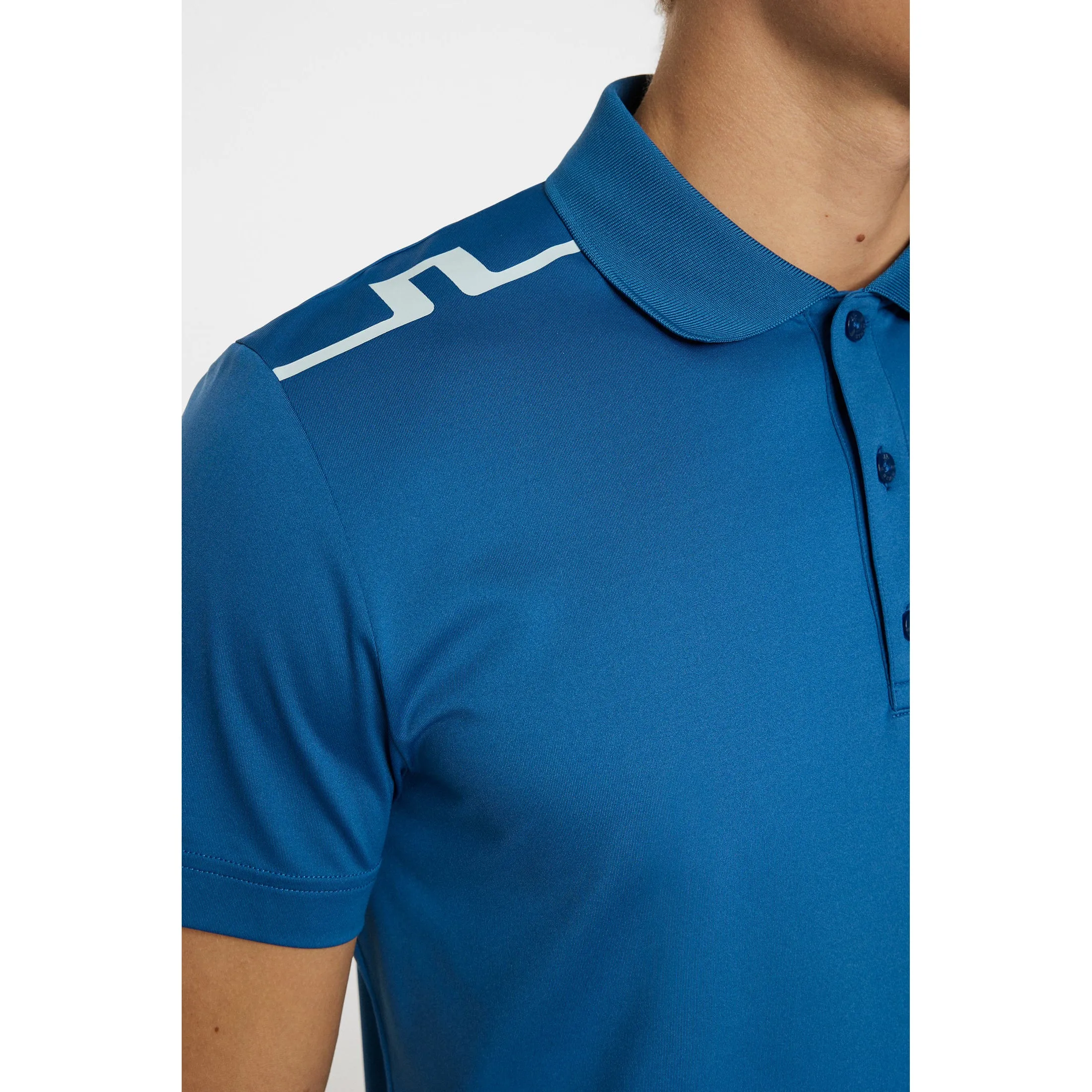 J.Lindeberg Lionel Polo Golf Shirt - Dark Blue Versatile Fit Breathable fabric