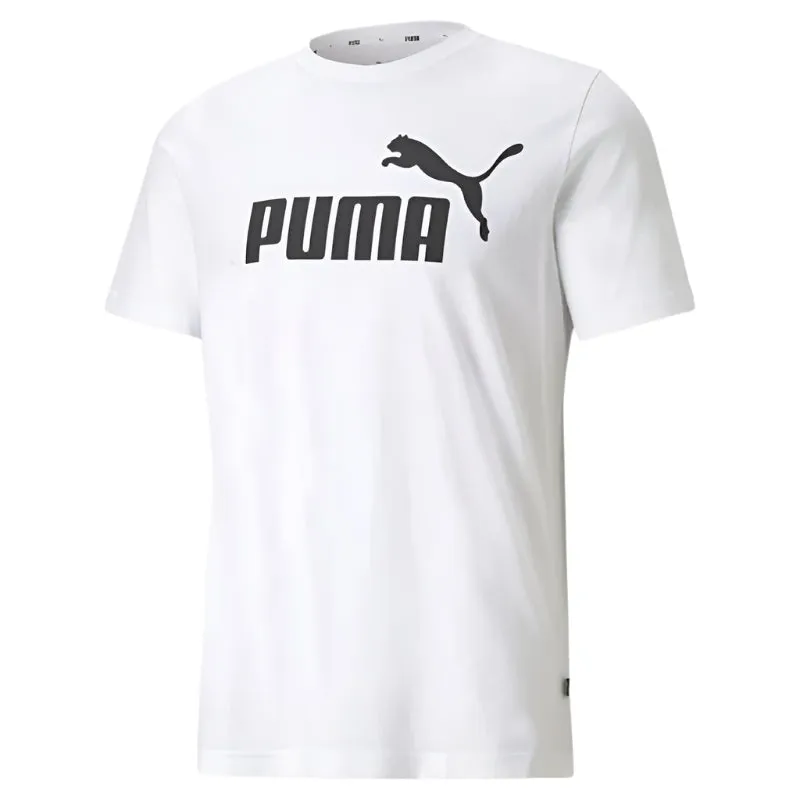 PUMA Mens Essentials Logo Tee Plus Size Roomy Fit