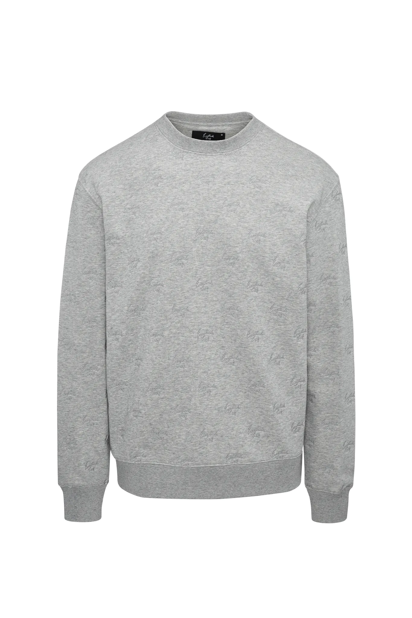 product yoga friendly flexibility All-Over Script Crew - Golf Sweatshirt