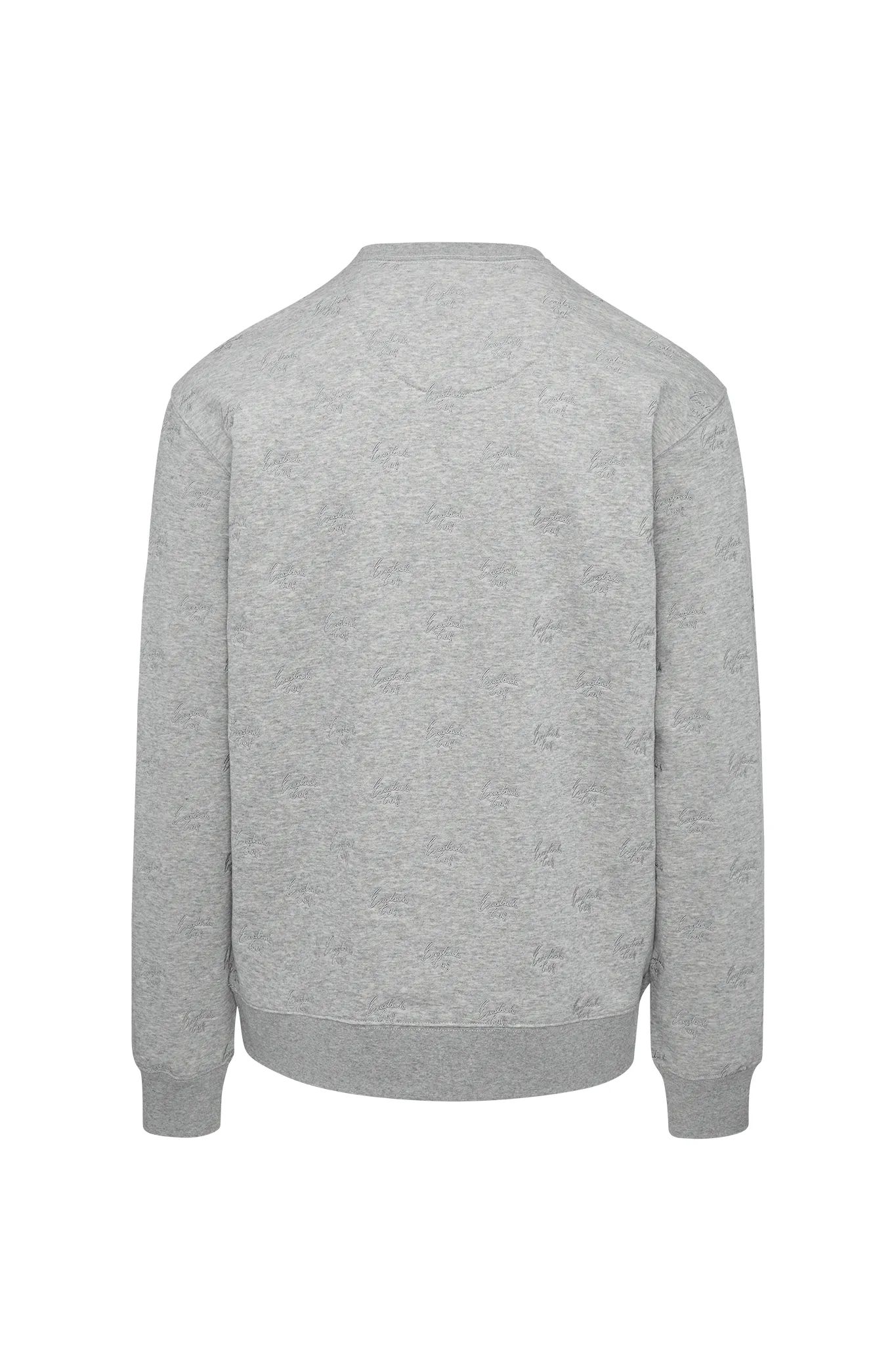 All-Over Script Crew - Golf Sweatshirt product date night charm factor product yoga friendly flexibility