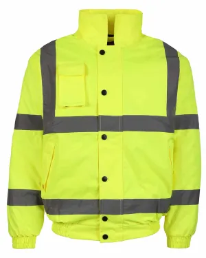 HighElasticity Fiber Fort Hi-Vis Waterproof Bomber Jacket