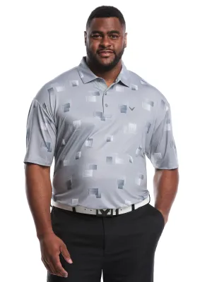 Big & Tall 8 Essential Clubs Print Polo Microfiber Textile