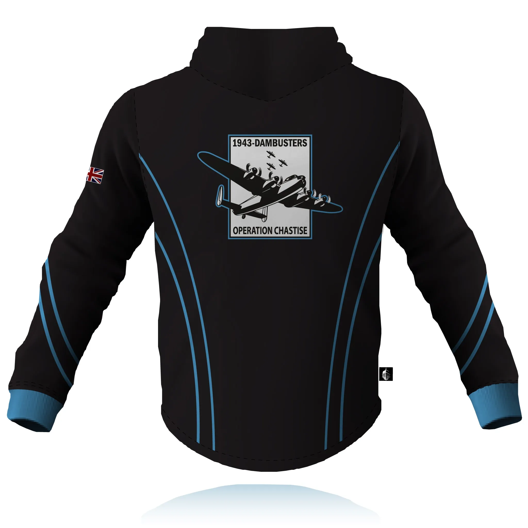 product luxury indulgence Timeless Wear Dambusters - Operation Chastise - Full Zip Embroidered Hoodie