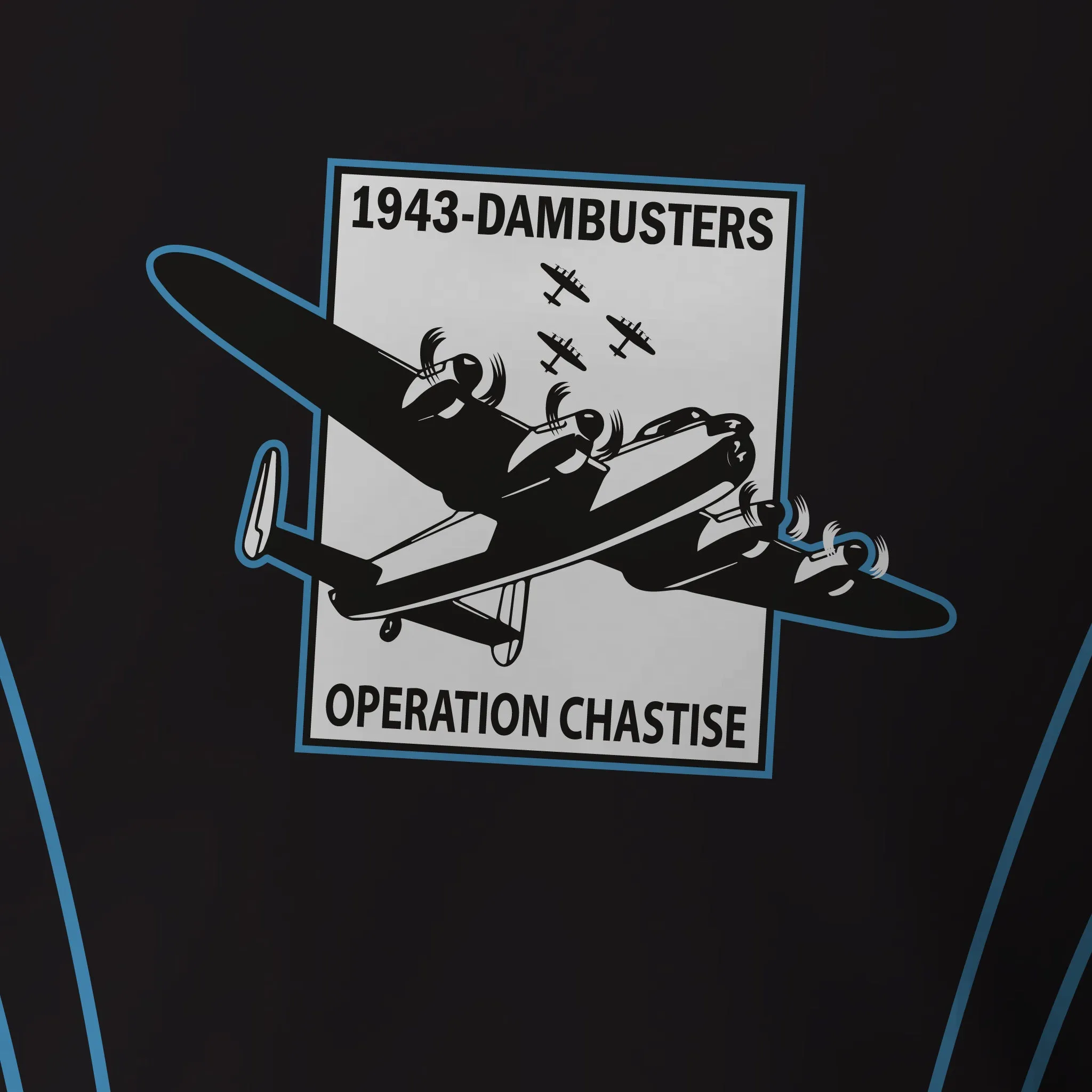Dambusters - Operation Chastise - Full Zip Embroidered Hoodie Earth Tones Cozy Gear