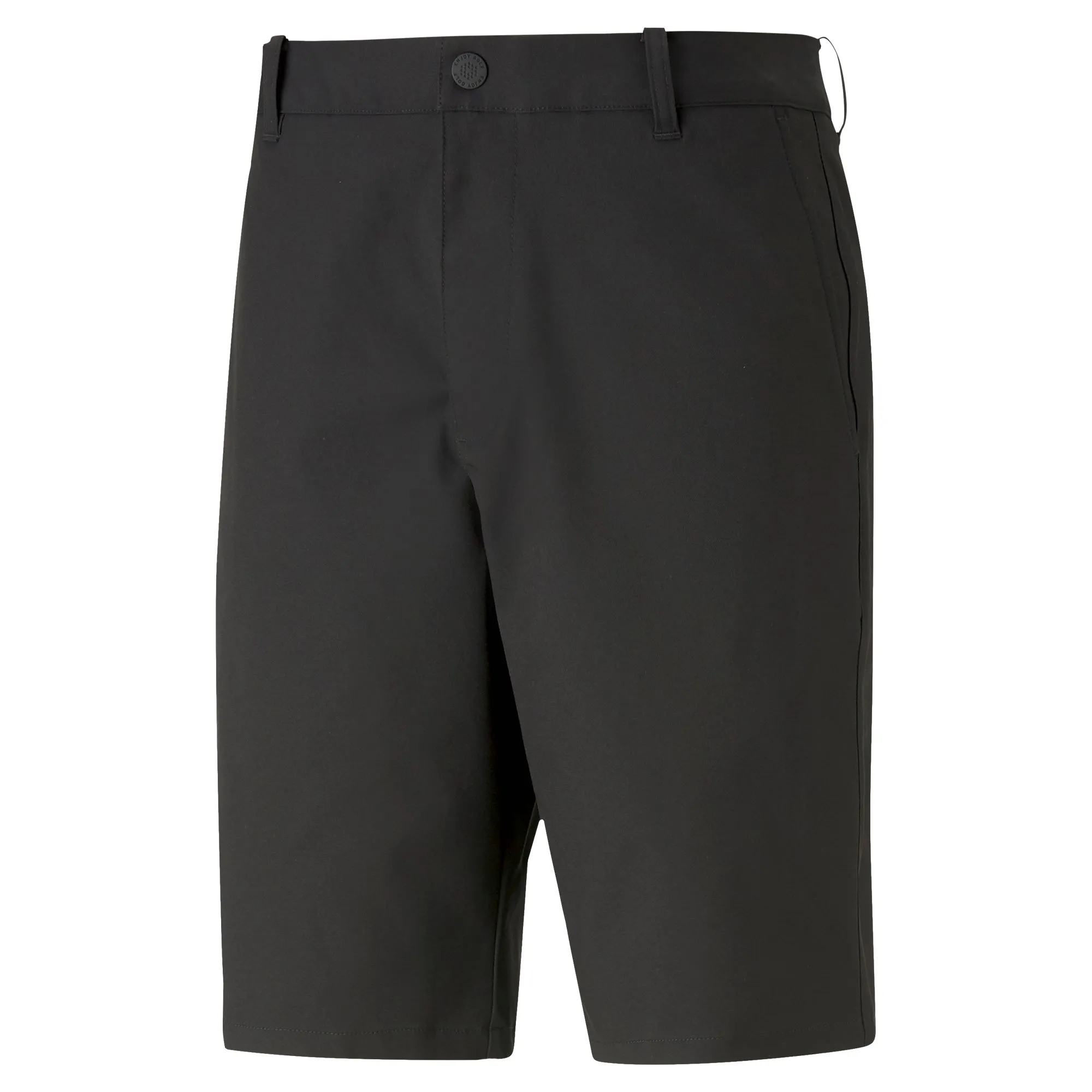 Dealer 10" Golf Shorts | Puma Black Easy Stretch elastic waistband