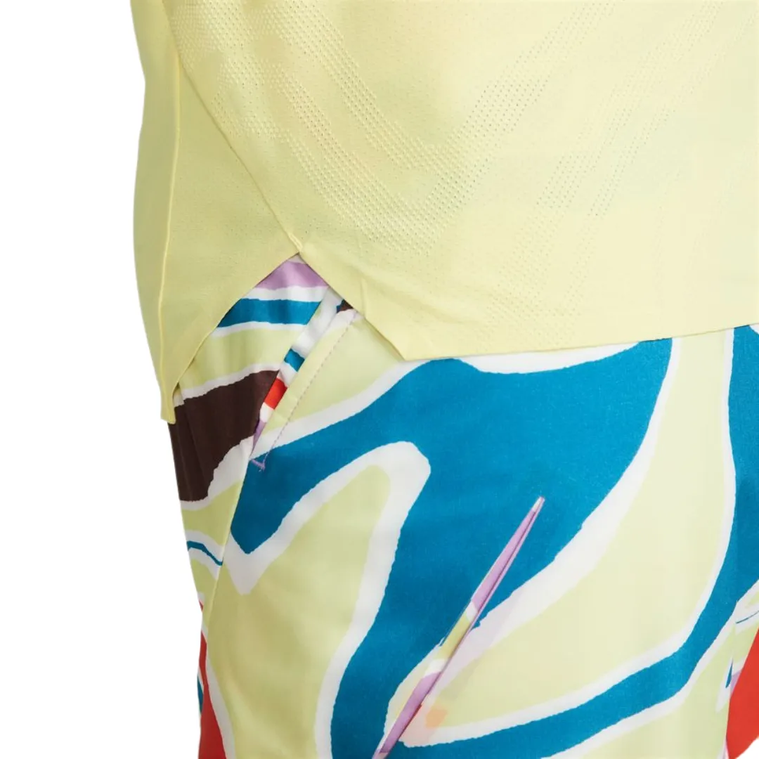 Nike Dri-fIT ADV Slam Men Tennis Polo - Lemon Chiffon/Black Trendy Layers Classic Appeal