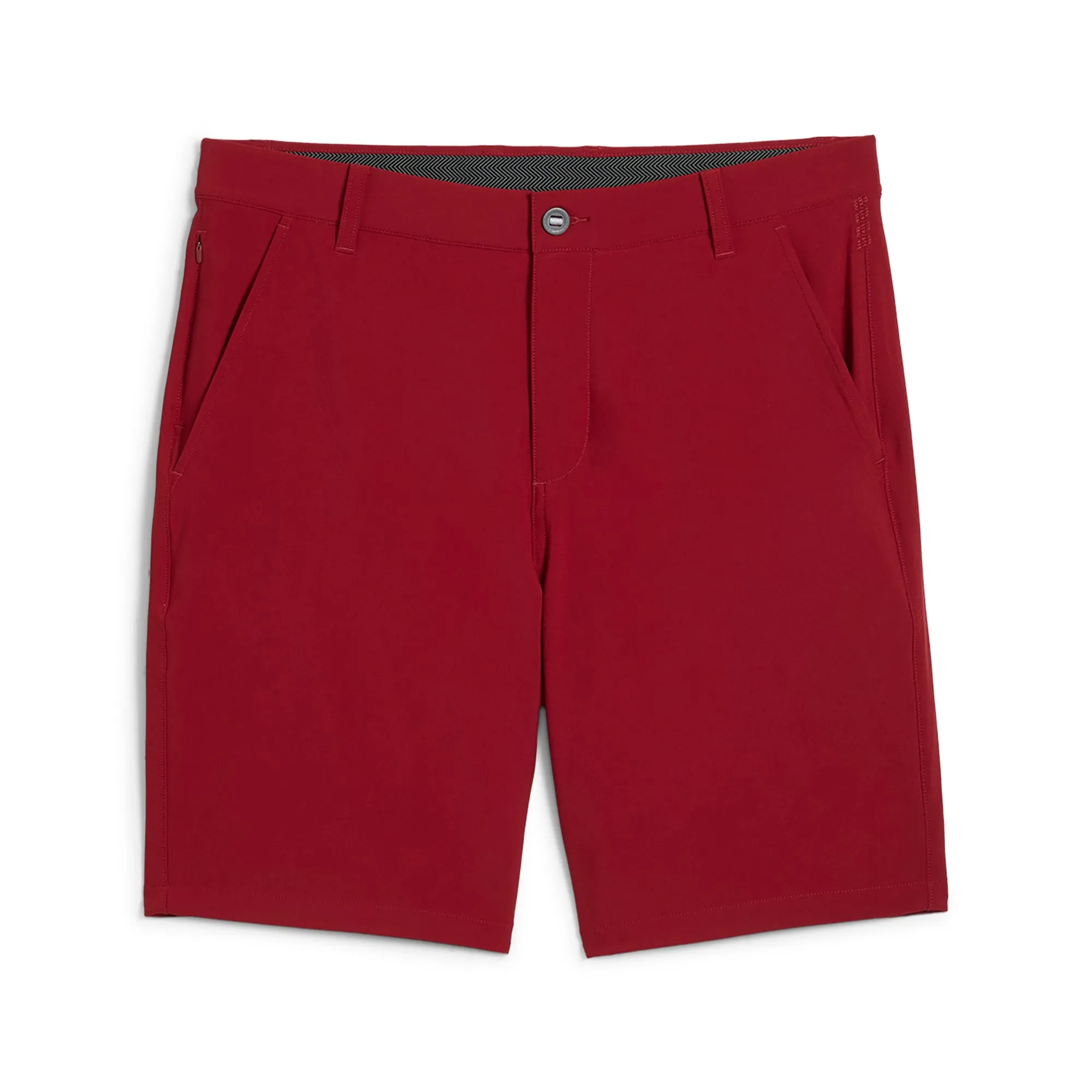 Stretchy Hemline 101 Solid 9" Golf Shorts | Intense Red