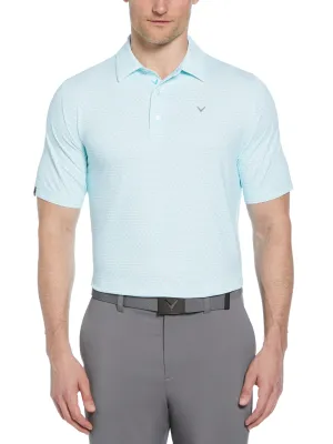 Cool Style Modern Cut Mens Chevron Printed Polo
