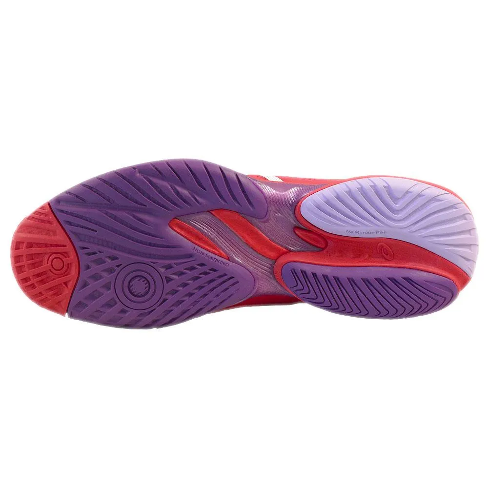 Grounded Traction Walking Asics Men's Court FF 3 Novak - Classic Red/White