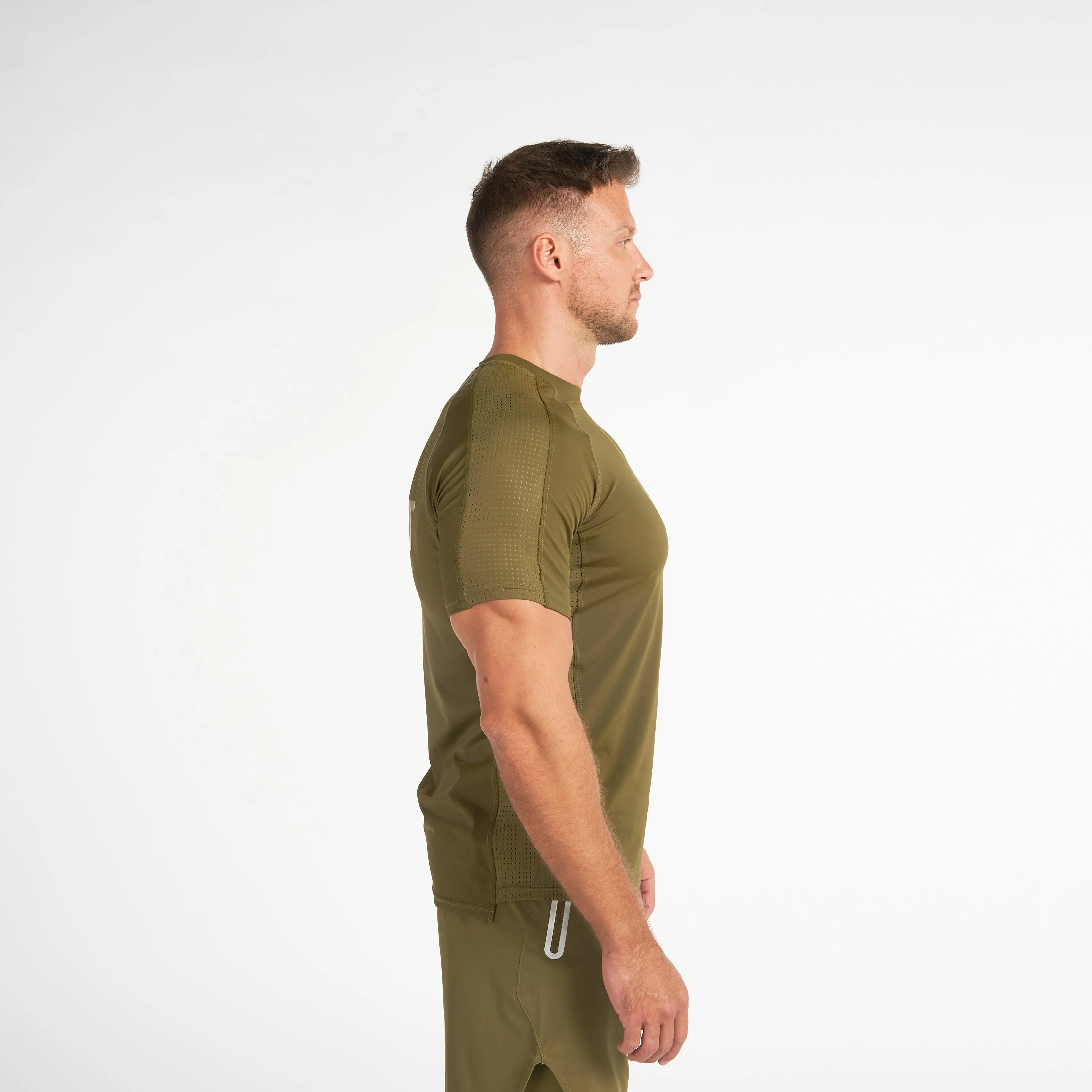 Graphic Performance T-Shirt - Capulet Olive yoga clothing