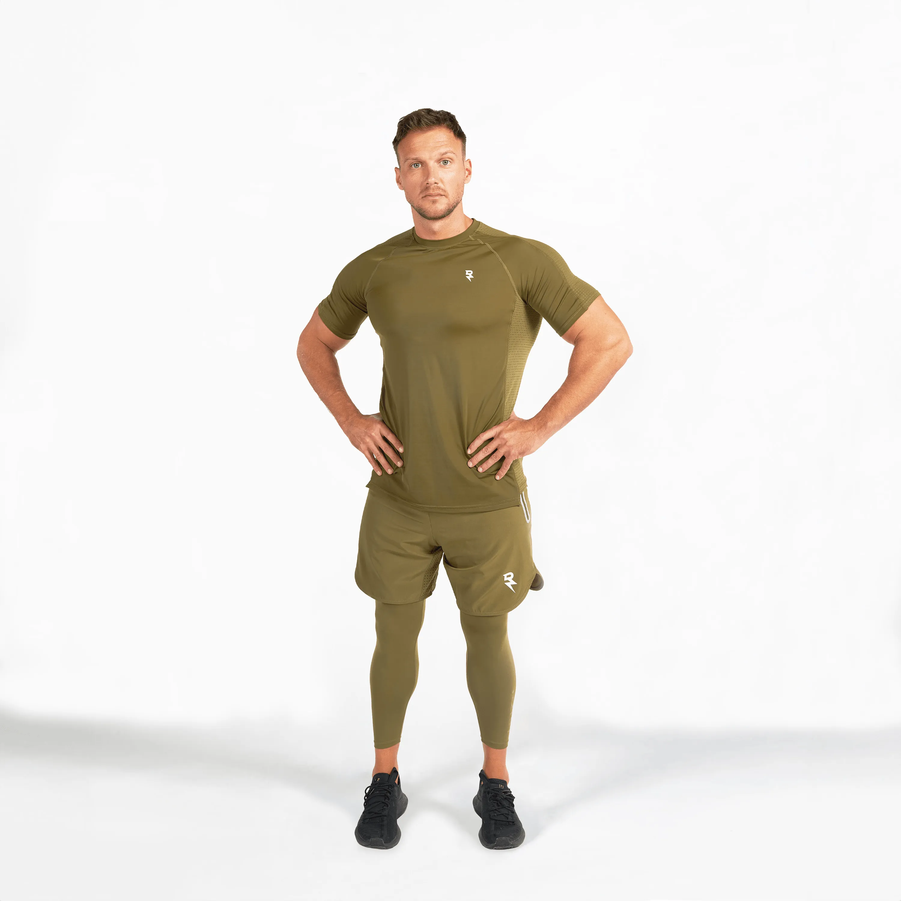 Graphic Performance T-Shirt - Capulet Olive Cool Fit