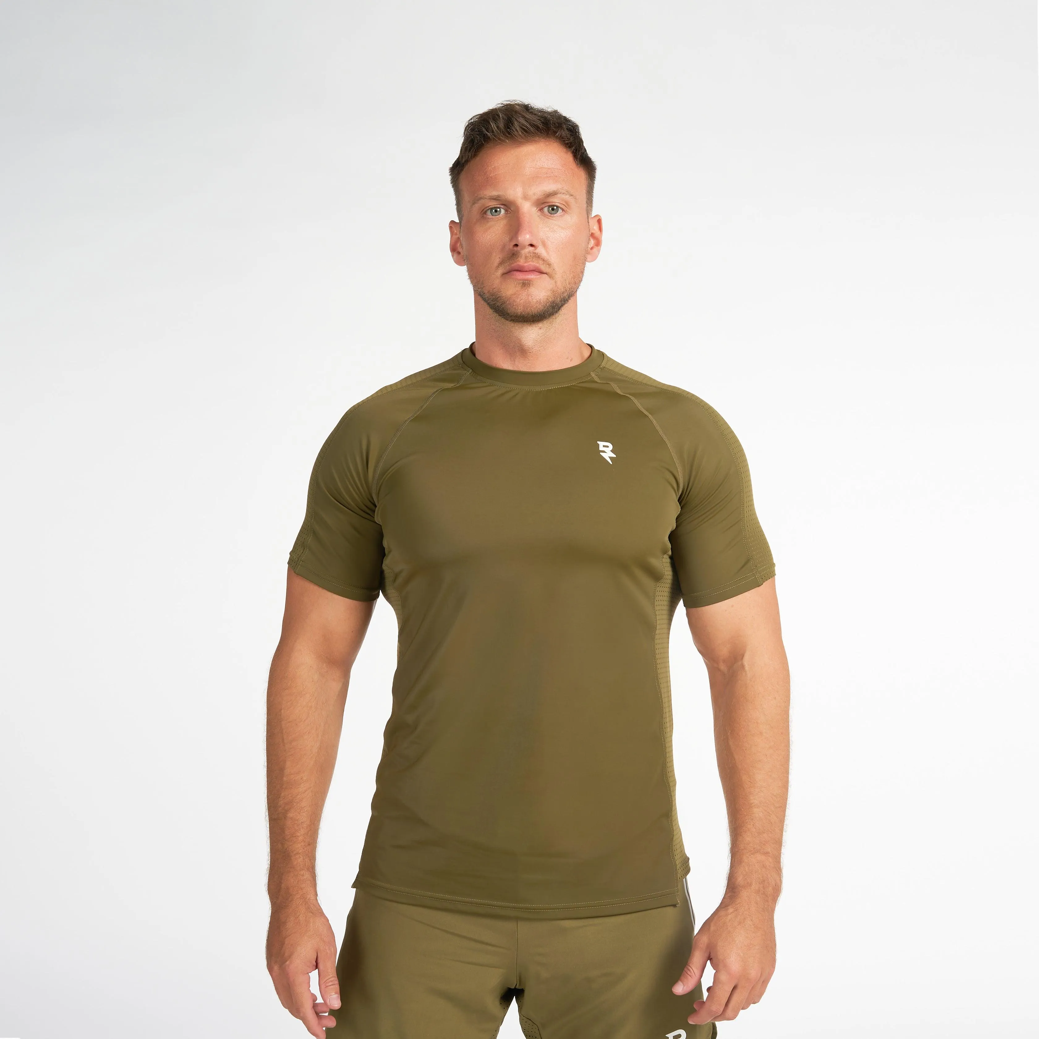 Graphic Performance T-Shirt - Capulet Olive Long sleeved warmth Effortless Comfort Design