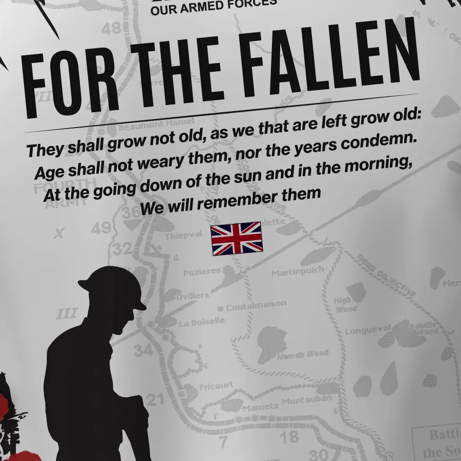 Summer Shirt Honour Our Armed Forces 'Battle of the Somme' - Tech Polo