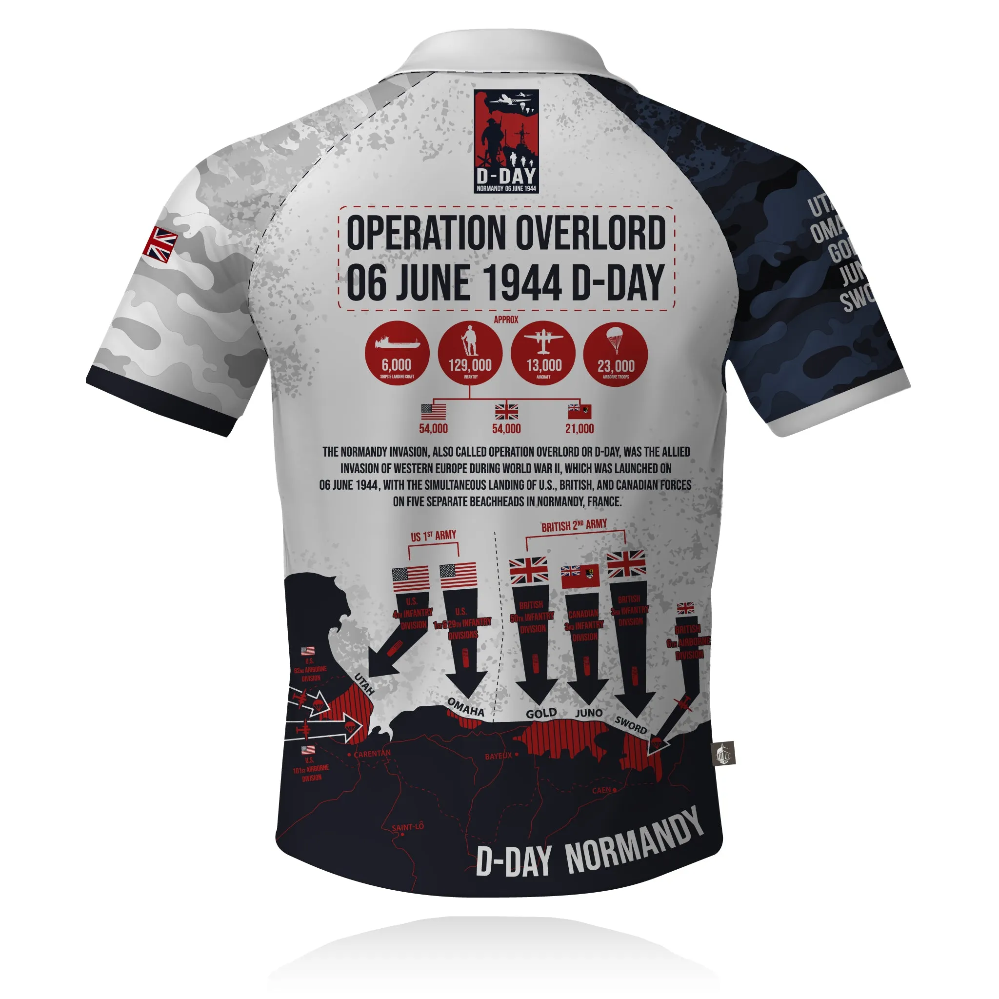 SSAFA, the Armed Forces charity D-Day - Tech Polo (CLEARANCE) Chic Essentials