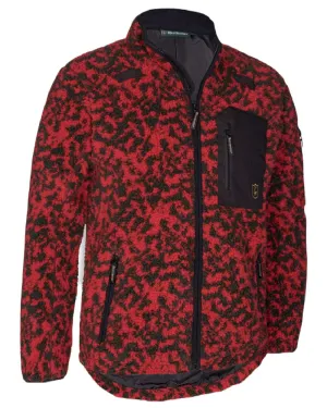 PunctureResistant Fabric Deerhunter Camou Fibre Pile Fleece Jacket