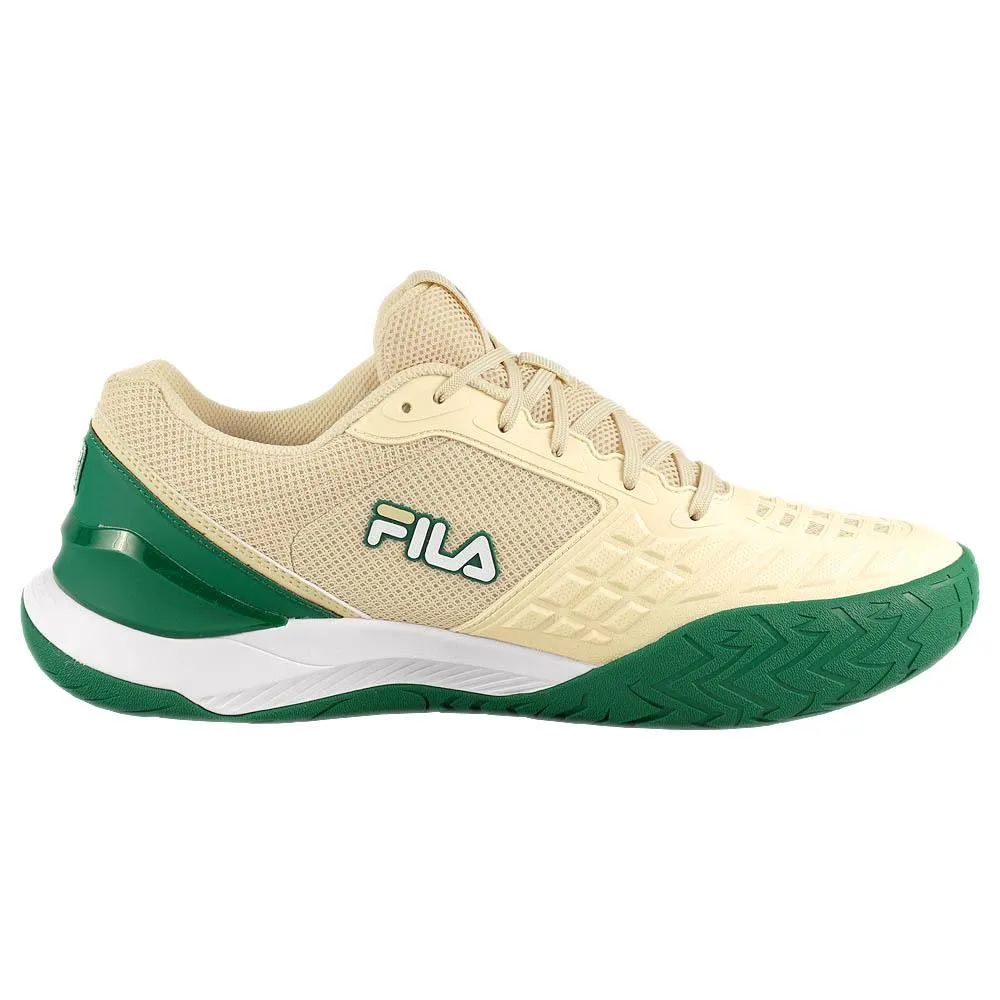 Ergonomic Heel Cup Unisex Fit Fila Men's Axilus 3 - Whitecap Gray/Aventurine
