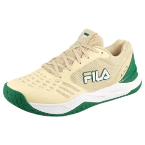 Fila Men's Axilus 3 - Whitecap Gray/Aventurine Perforated Eyelet Design