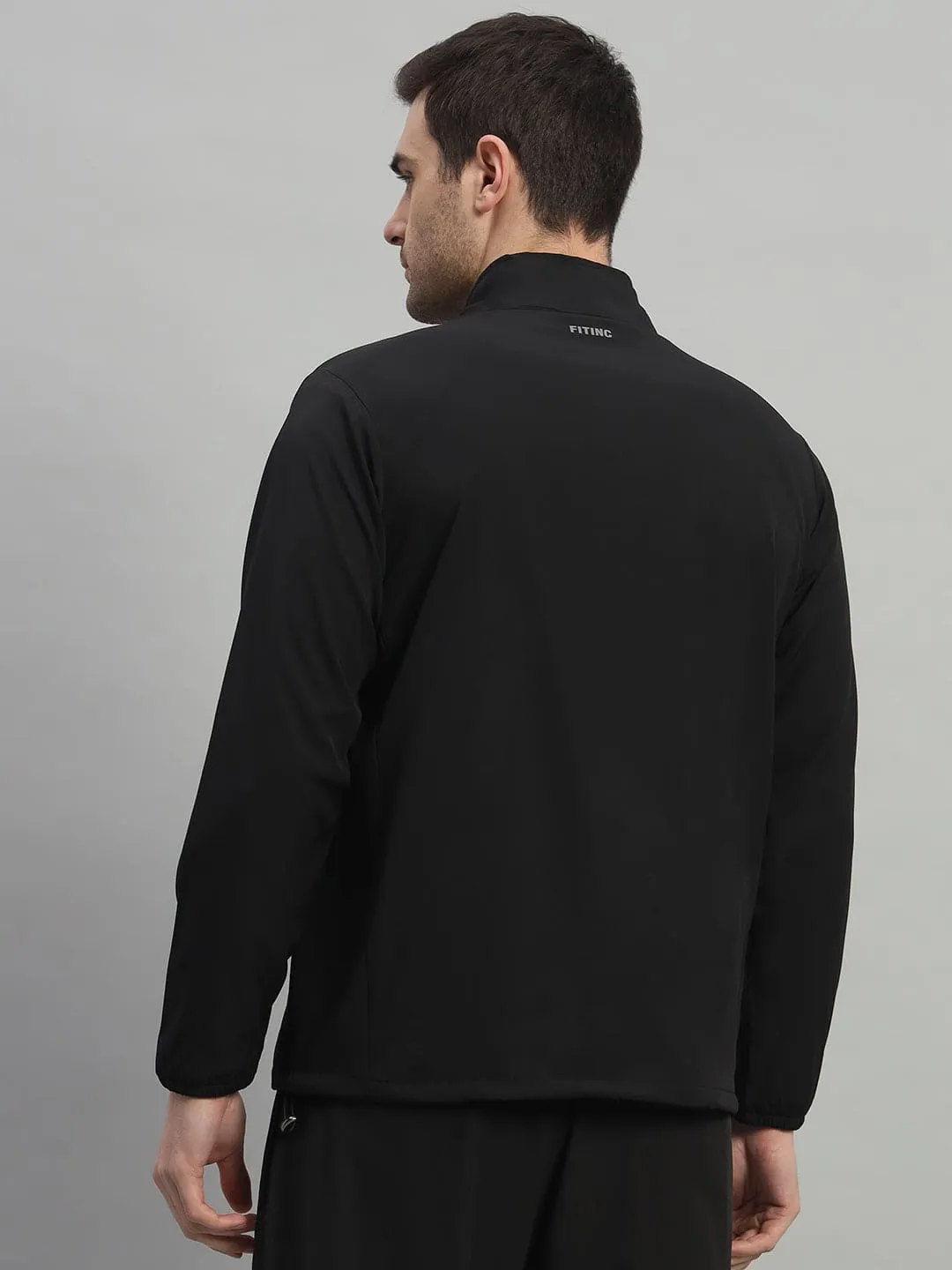 Sports Jacket with Concealed Zippers - Black StaticFree Lining