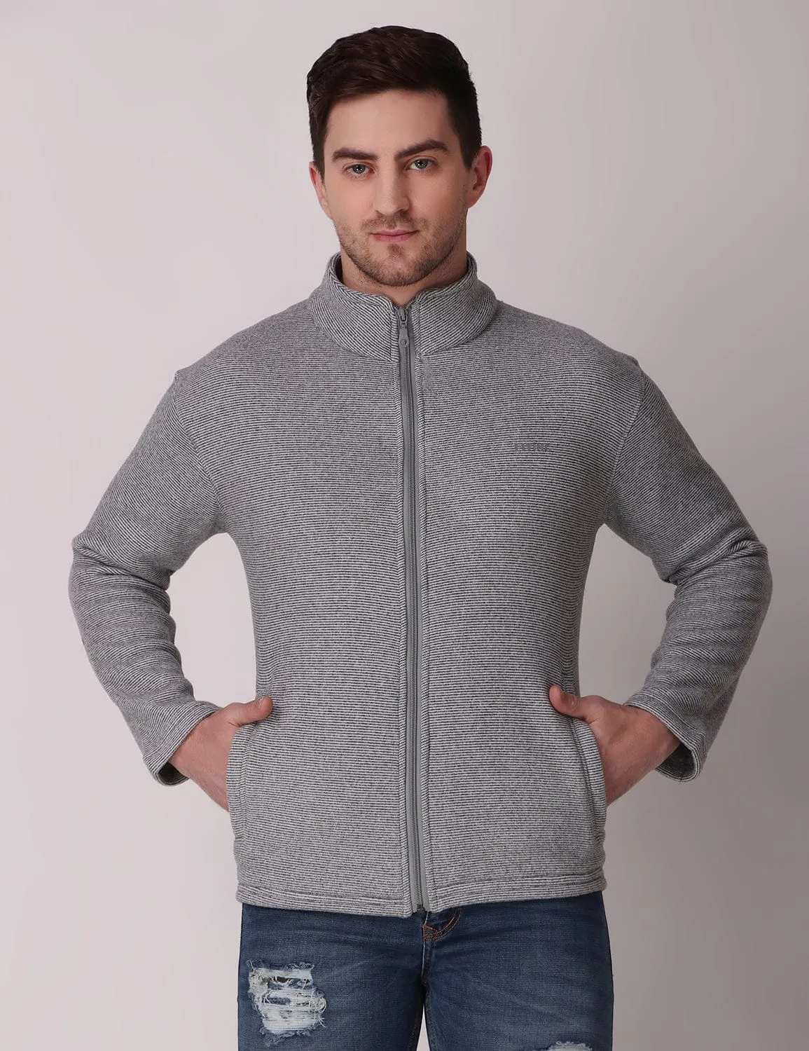 Thermal Fleece Jacket - Melange Light Grey AI Core Versatile Hat