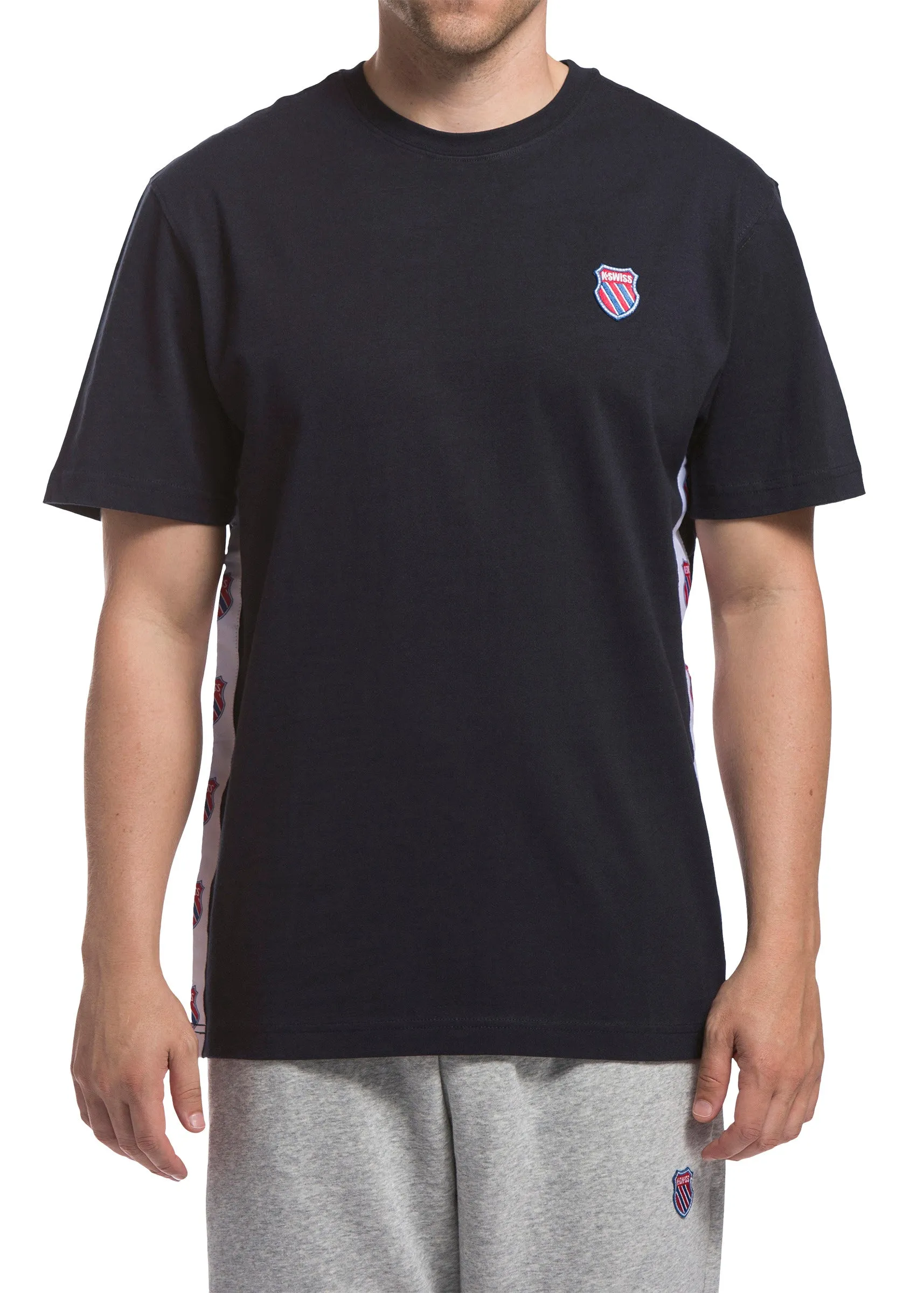 102438-400 | MENS BADGED TEE | NAVY All-Season Comfort Wear