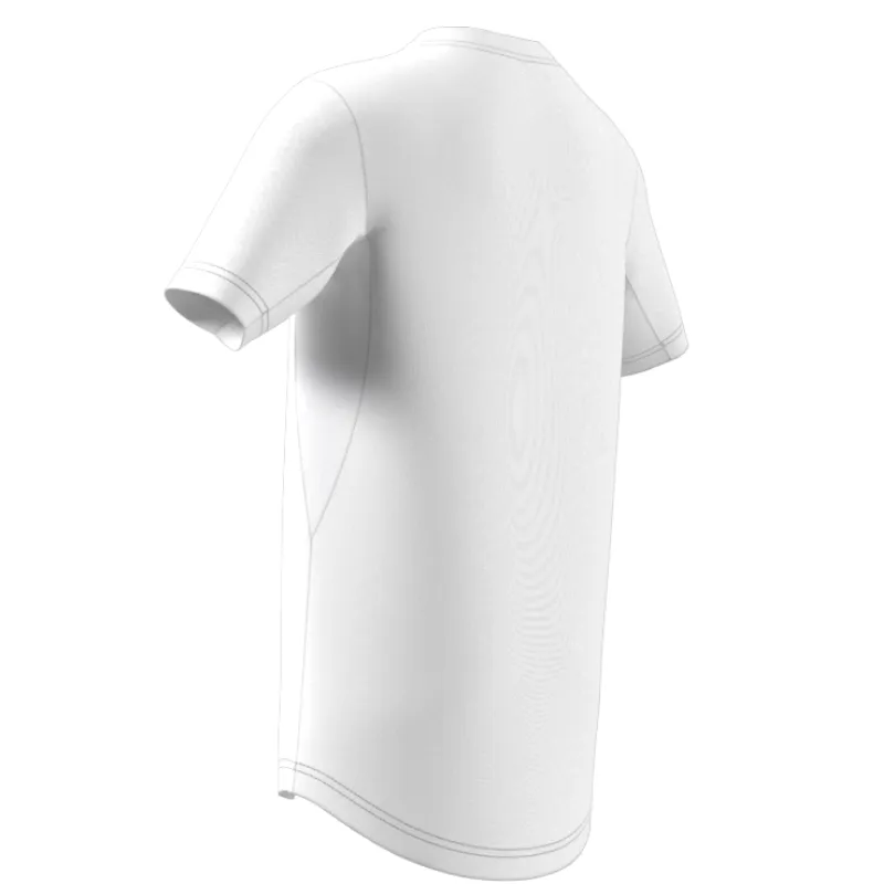 Adidas Club Tennis 3-Stripes Tennis T-Shirt - White/Black Plus size clothing