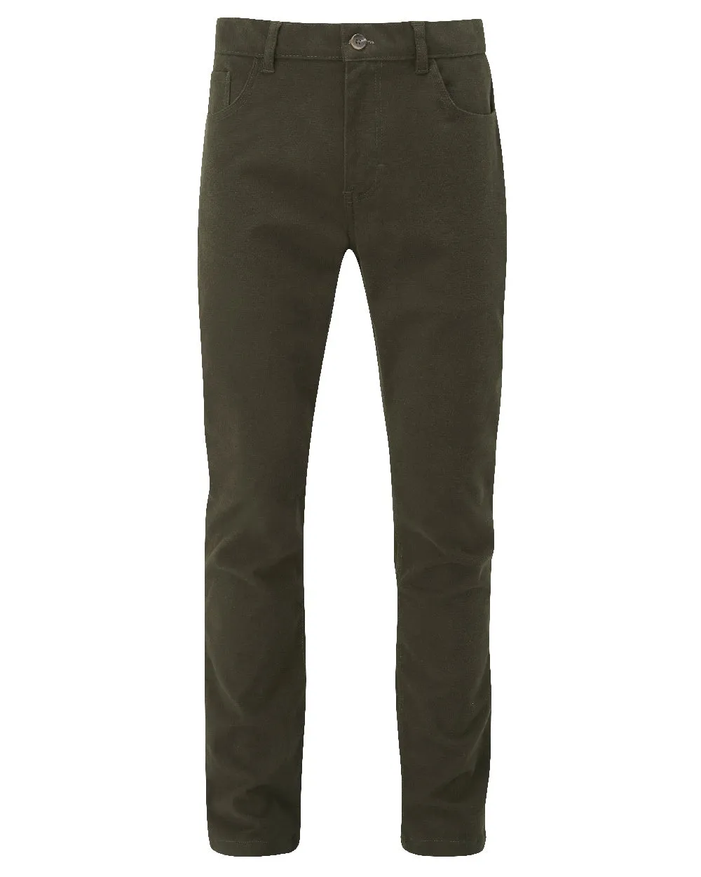 Anti Static Fabric Neutral Look Alan Paine Southoak Moleskin Trousers