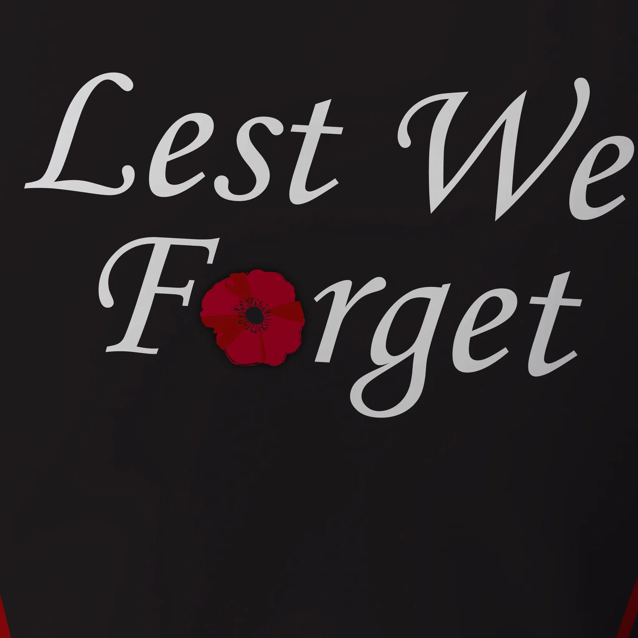 product weekday wear practicality Honour Our Armed Forces 'Lest We Forget' - Full Zip Embroidered Hoodie